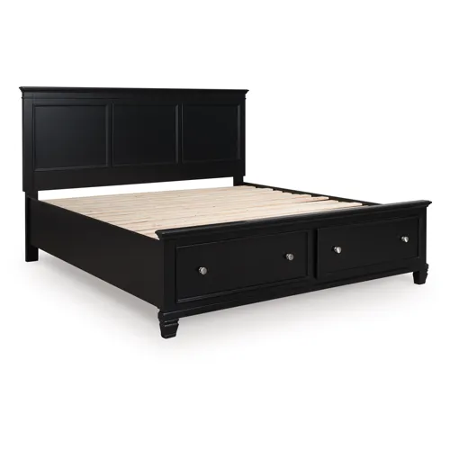 Lanolee King Panel Storage Bed