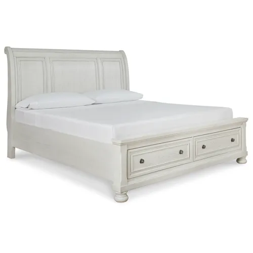 Robbinsdale Queen Sleigh Bed with Storage