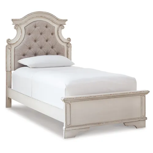 Realyn Upholstered Panel Bed