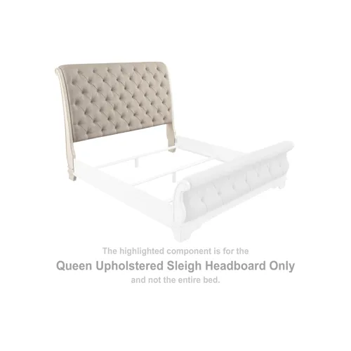 Realyn Queen Upholstered Sleigh Headboard