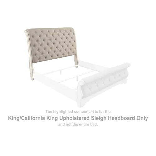 Realyn King/California King Upholstered Sleigh Headboard