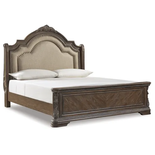 Charmond Queen Upholstered Sleigh Bed
