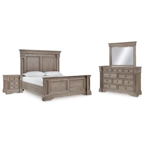 Blairhurst King Panel Bed, Dresser, Mirror and Nightstand