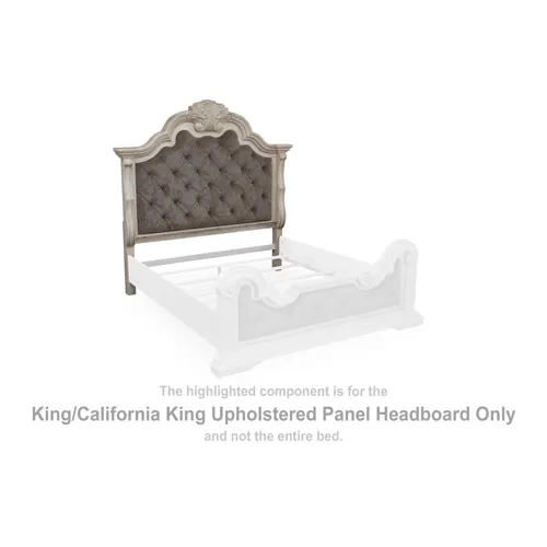 Andonhall King/California King Upholstered Panel Headboard