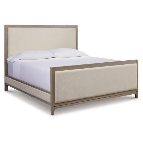 Chrestner Queen Upholstered Panel Bed