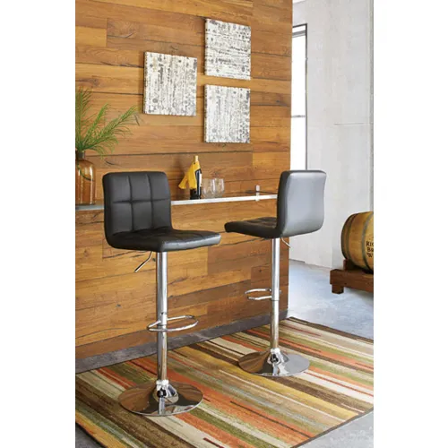 Bellatier Adjustable Height Bar Stool (Set of 2)