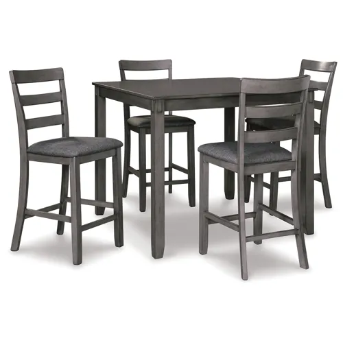 Bridson Counter Height Dining Table and Bar Stools (Set of 5)