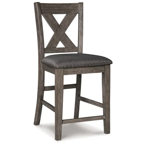 Caitbrook Counter Height Upholstered Bar Stool