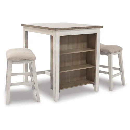 Skempton Counter Height Dining Table and Bar Stools (Set of 3)