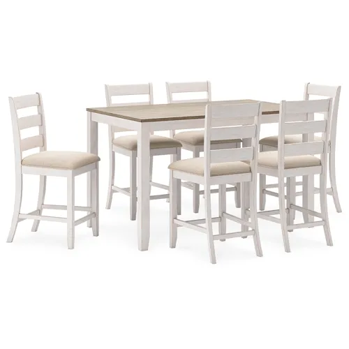 Skempton Counter Height Dining Table and Bar Stools (Set of 7)