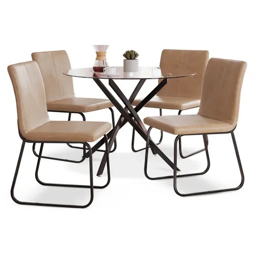 Pharwynn Dining Table and 4 Chairs
