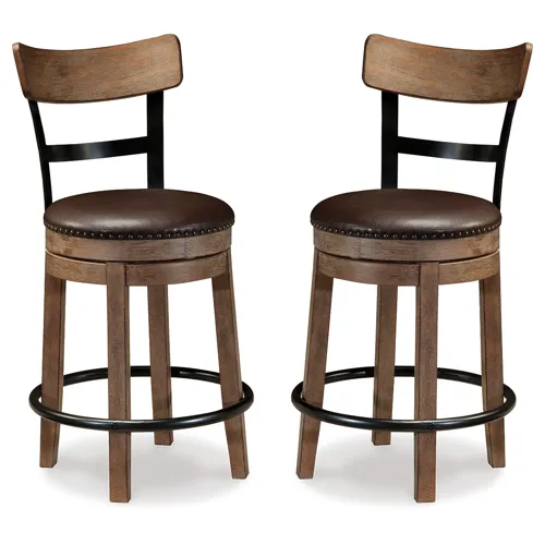 Pinnadel Counter Height Bar Stool (Set of 2)