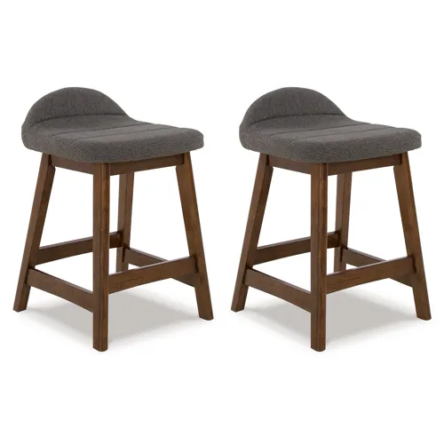 Lyncott Counter Height Bar Stool (Set of 2)