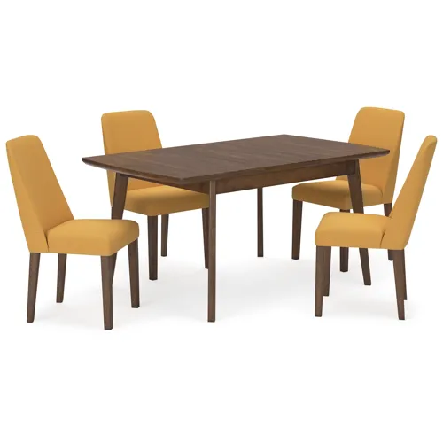 Lyncott Dining Table and 4 Chairs
