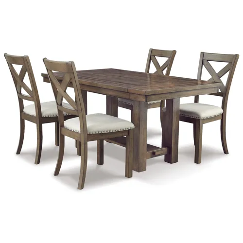 Moriville Dining Table and 4 Chairs