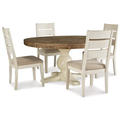 Grindleburg Dining Table and 4 Chairs