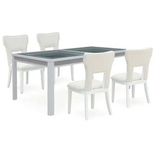 Chalanna Dining Table and 4 Chairs