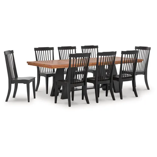 Greddinton Extension Dining Table and 8 Chairs