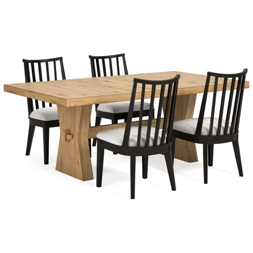 Galliden Dining Table and 4 Chairs
