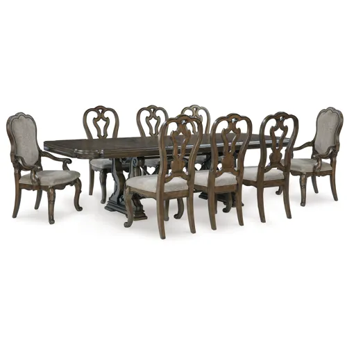 Maylee Dining Table and 8 Chairs