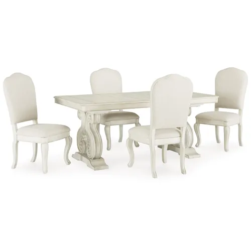 Arlendyne Dining Table and 4 Chairs