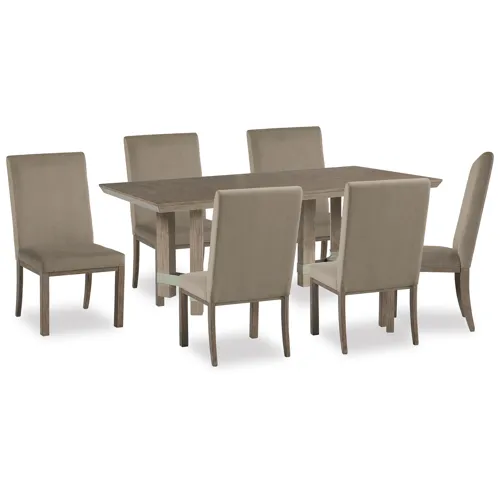 Chrestner Dining Table and 6 Chairs