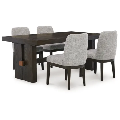Burkhaus Dining Table and 4 Chairs