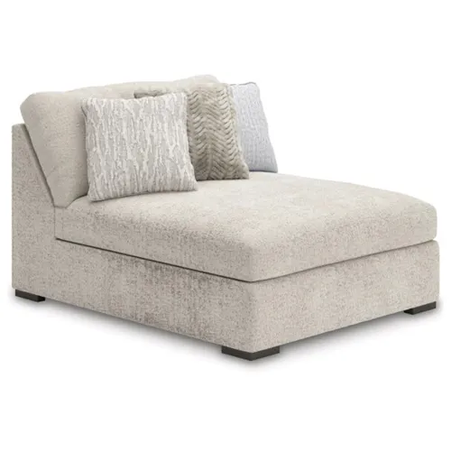 Cuddle Plush Oversized Armless Chaise