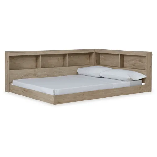 Oliah Bookcase Storage Bed
