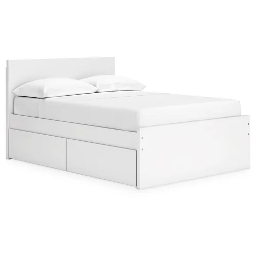 Onita Panel Platform Bed with 2 Side Storage