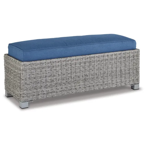 Naples Beach Outdoor Bench with Cushion