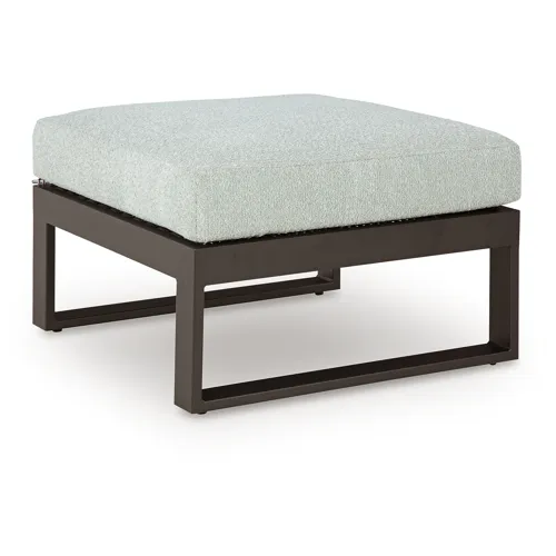 Beach Loft Outdoor Ottoman with Cushion