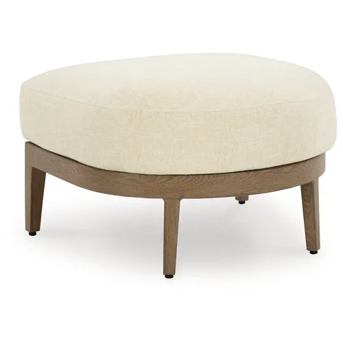 Serene Bay Outdoor Ottoman with Cushion