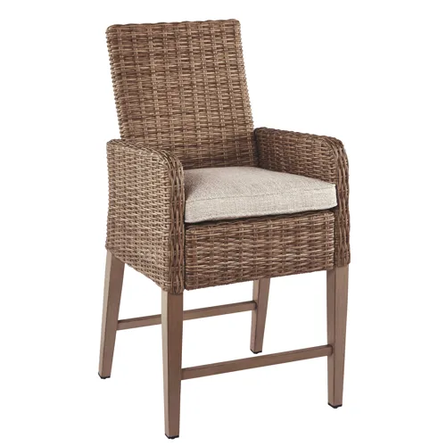 Beachcroft Bar Stool with Cushion (Set of 2)