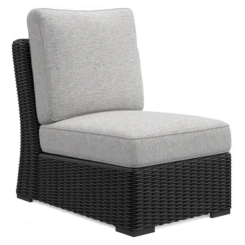 Beachcroft Outdoor Armless Chair with Cushion