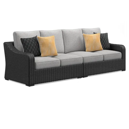 Beachcroft 2-Piece Outdoor Loveseat with Cushion