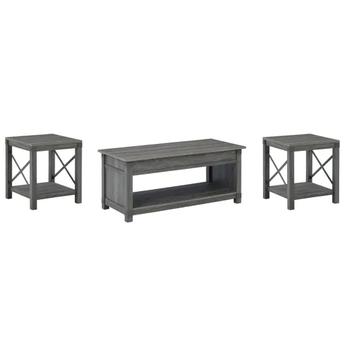 Freedan Coffee Table and 2 End Tables