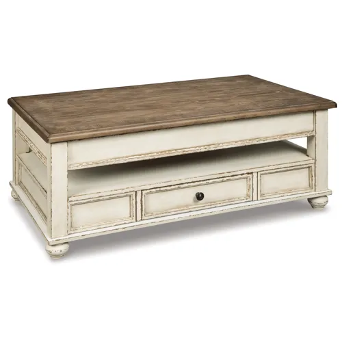 Realyn Coffee Table with Lift Top
