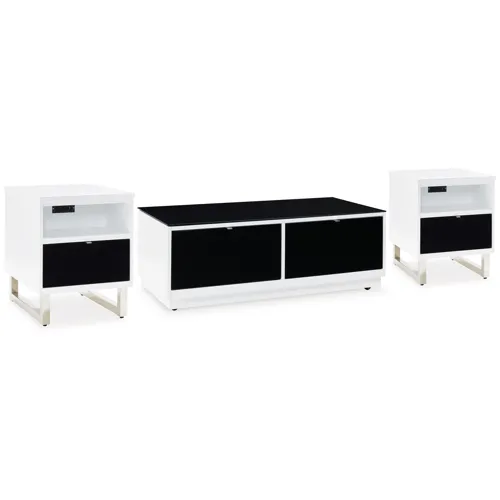 Gardoni Coffee Table and 2 Chairside End Tables