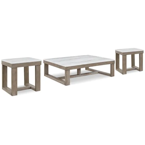 Loyaska Coffee Table and 2 End Tables