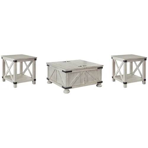 Carynhurst Coffee Table and 2 End Tables