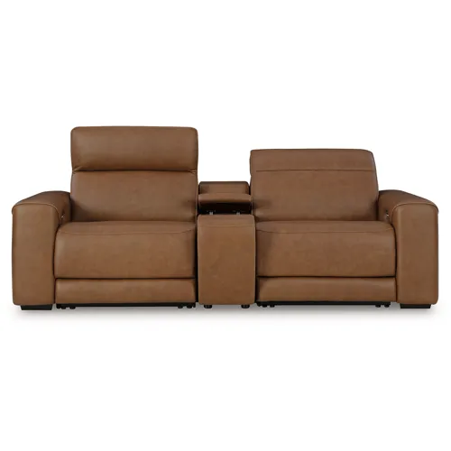 Rally-Up 2-Piece Power Reclining Sectional Loveseat with Console