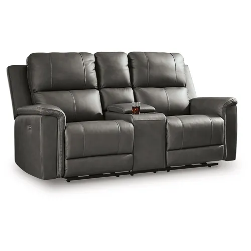 Bleckley Power Reclining Loveseat with Console