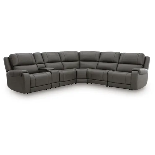 5Z - Pittson 6-Piece Power Reclining Sectional