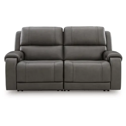 5Z - Pittson 2-Piece Power Reclining Sectional Loveseat