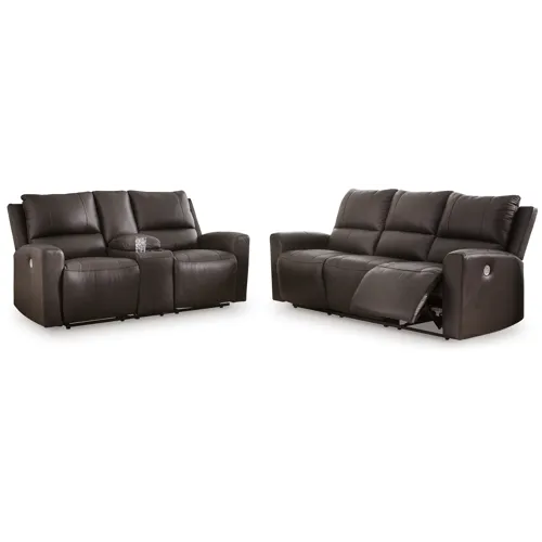 Boxmere Power Reclining Sofa and Loveseat