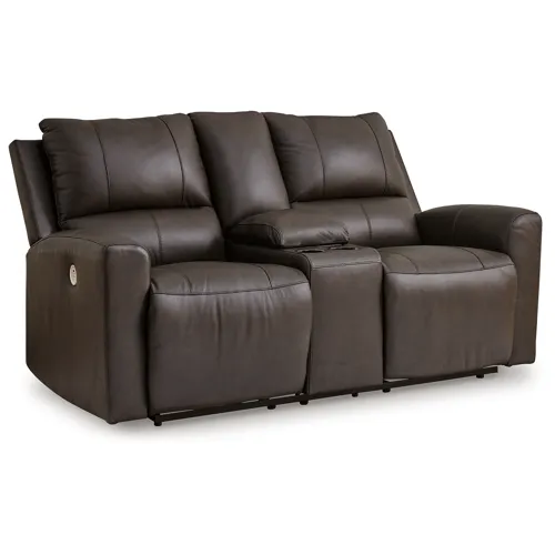 Boxmere Power Reclining Loveseat with Console