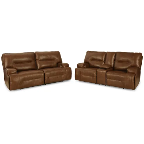 Francesca Power Reclining Sofa and Loveseat