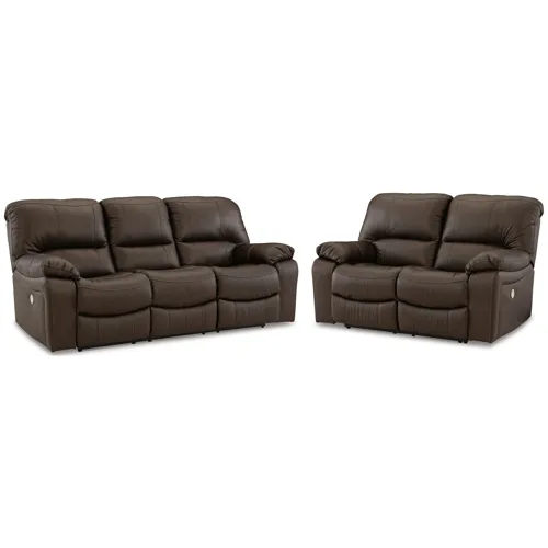 Leesworth Power Reclining Sofa and Loveseat