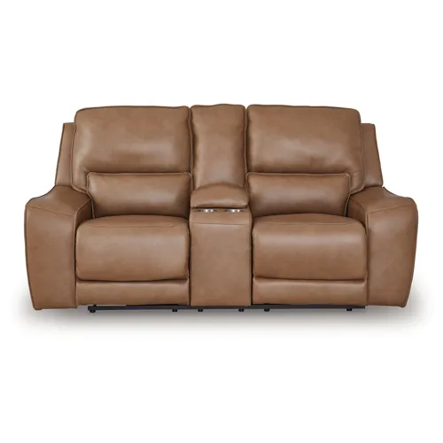 Silverbrooke Power Reclining Loveseat with Console